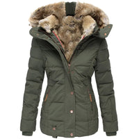 Elegant Women's Hooded Jacket | Warm Winter Coat