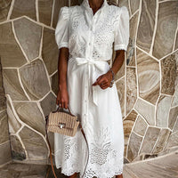 Embroidered Maxi Dress