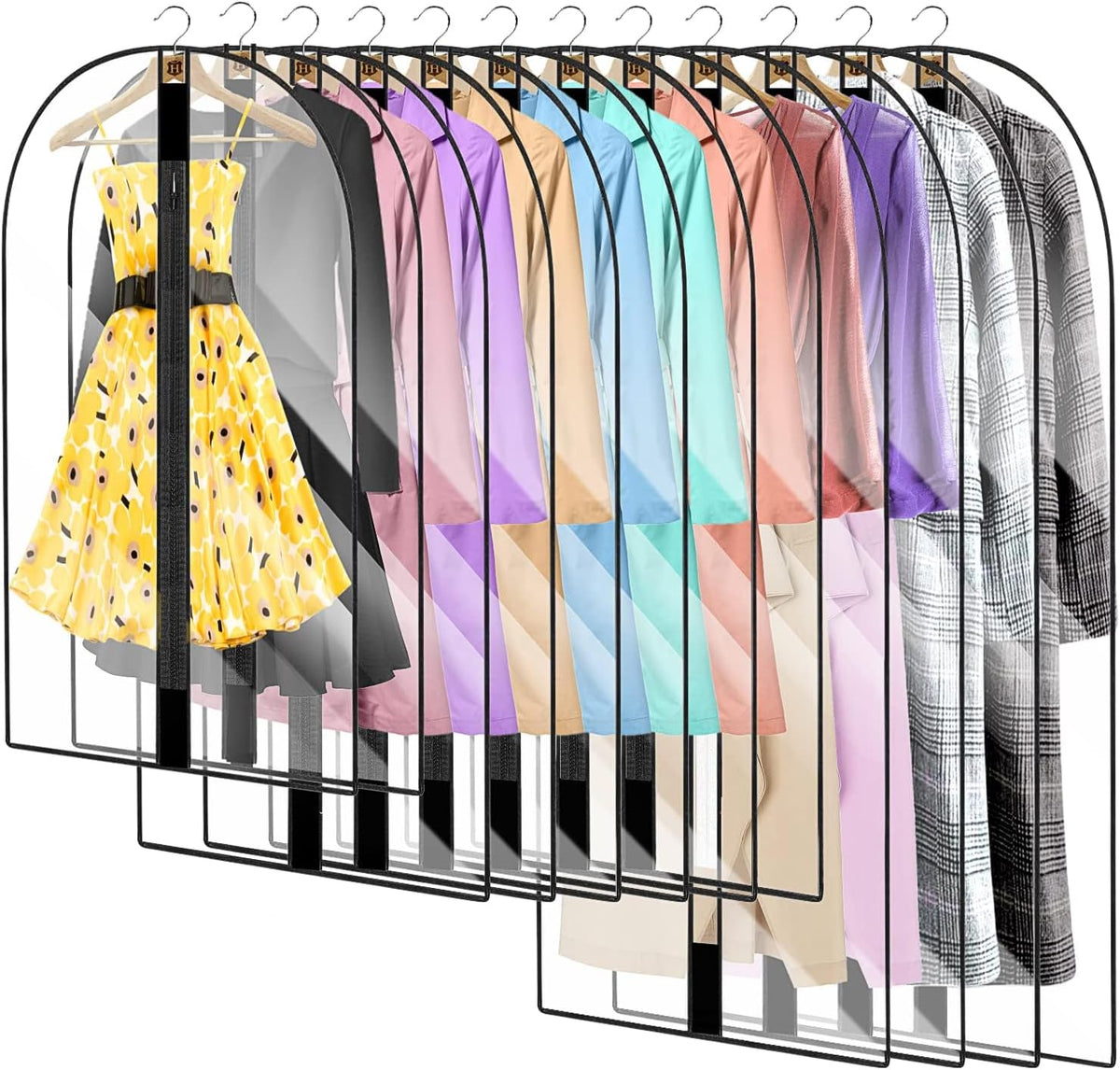 Extra Long Garment Bag — Dress Cover with Durable Zipper