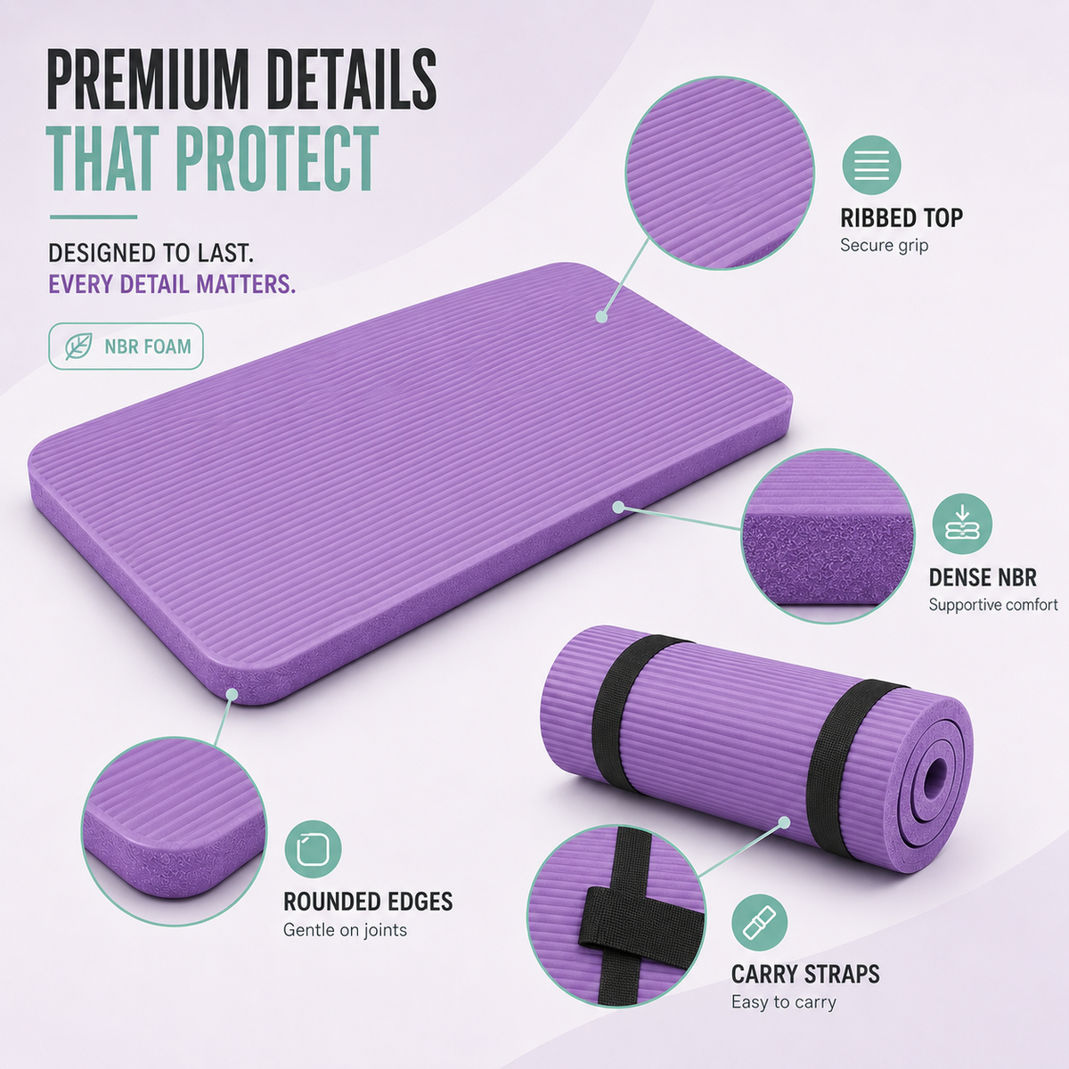 Extra Thick Exercise Knee Pad