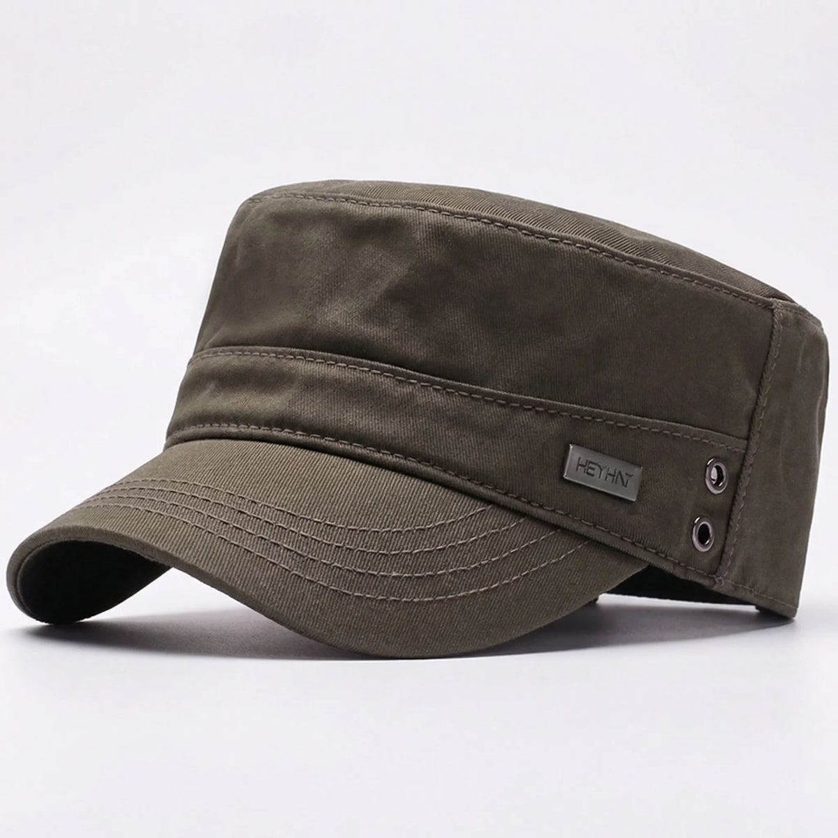 Flat Top Peaked Baseball Cap