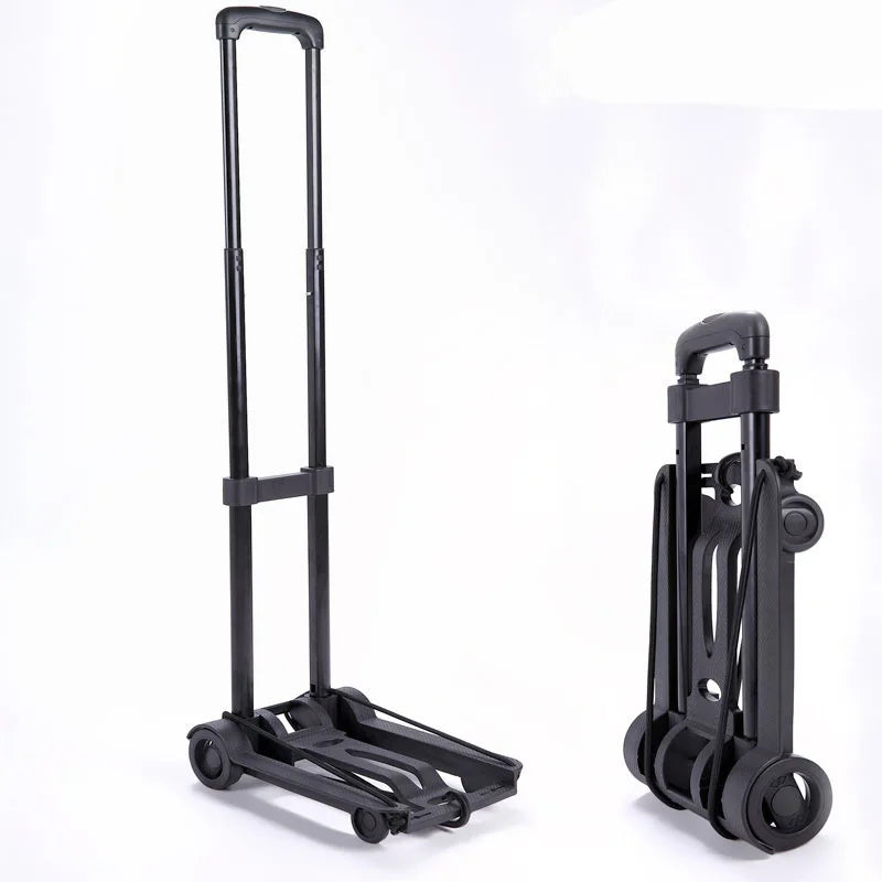 Foldable Hand Trolley with Telescopic Handle