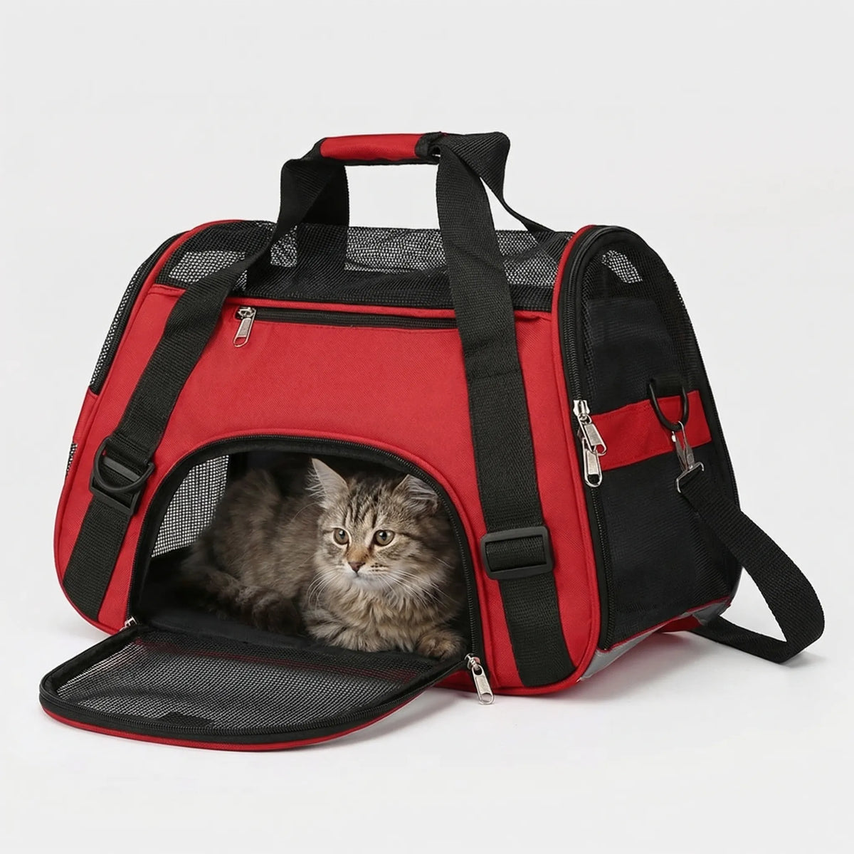 Foldable Mesh Pet Carrier Bag