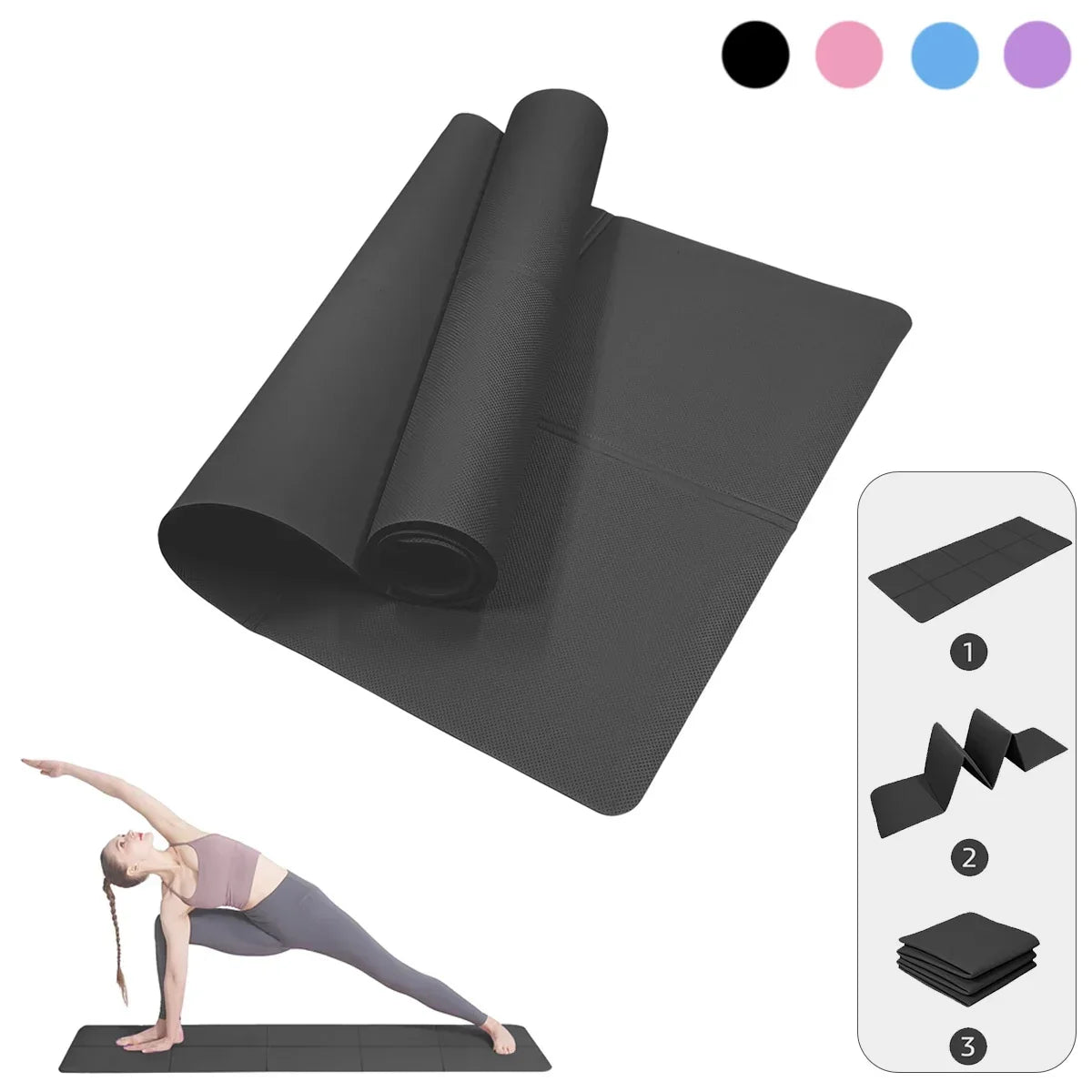 Foldable Travel Yoga Mat