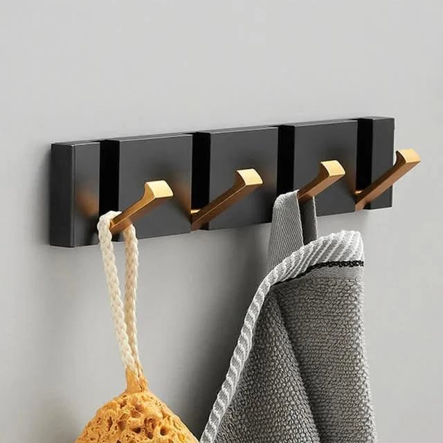 Foldable Wall Hook | Self-Adhesive or Screw Mount | Aerospace Aluminium