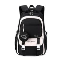 Girls' School Backpack with Spacious Design and Multiple Compartments