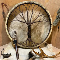 Handcrafted Tree of Life Shaman Drum