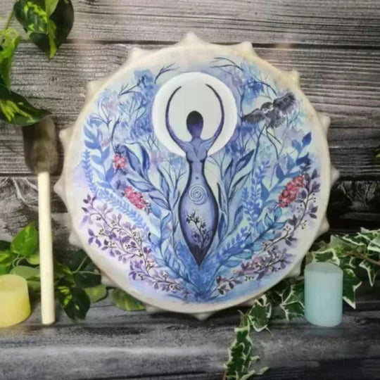 Handcrafted Tree of Life Shaman Drum