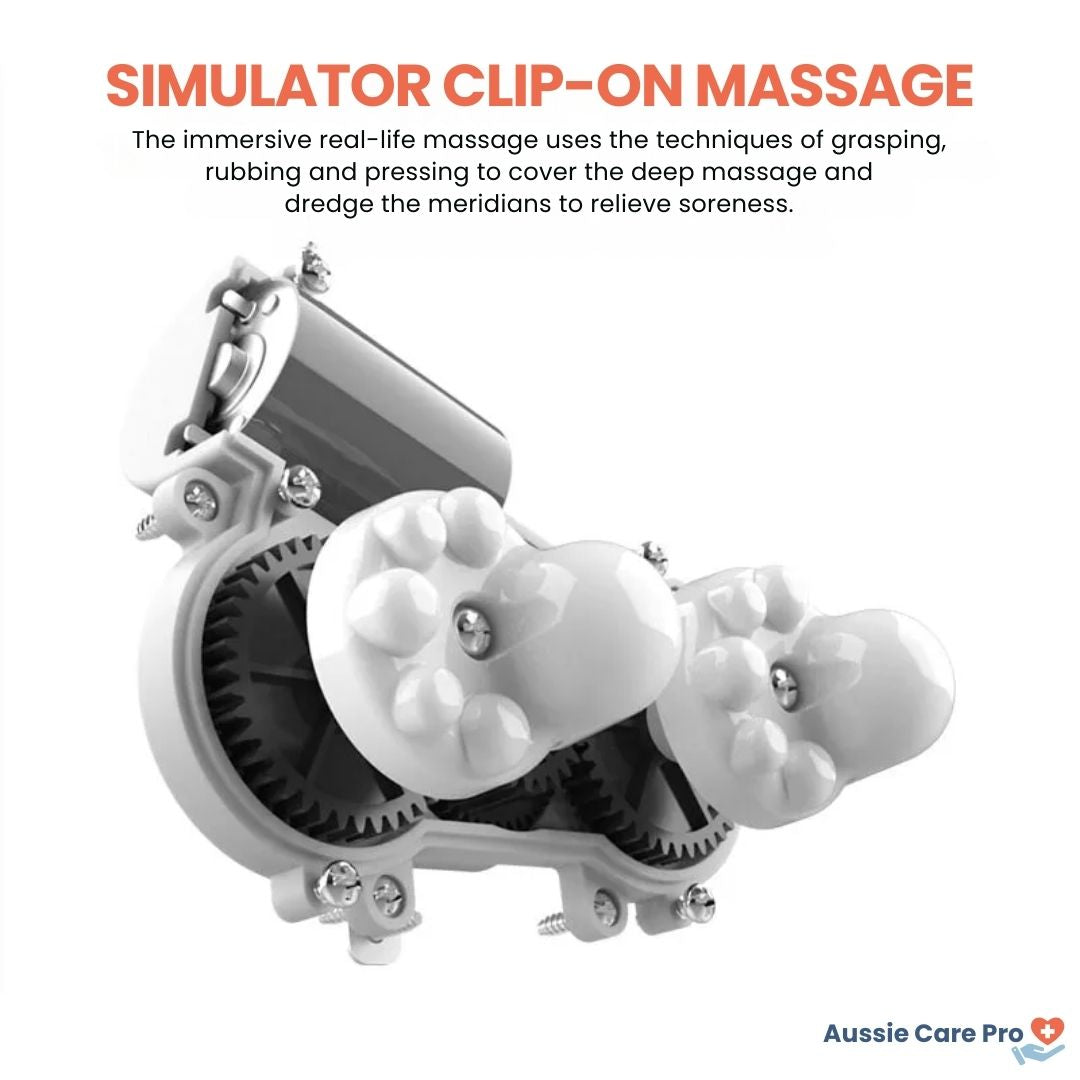 Heated Shiatsu Massage Pillow – Deep Relief for Neck and Shoulders | Portable and Rechargeable
