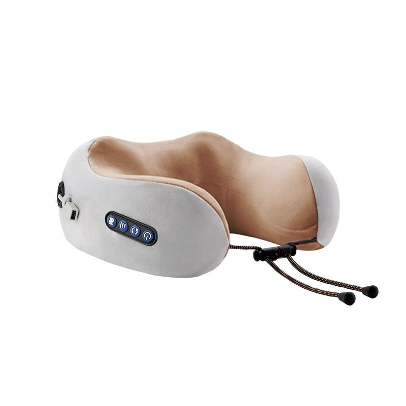 Heated Shiatsu Massage Pillow – Deep Relief for Neck and Shoulders | Portable and Rechargeable