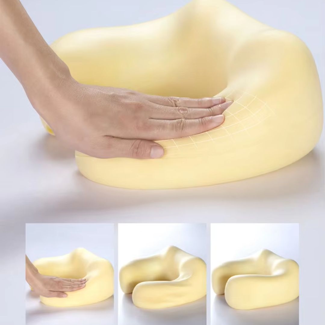 Heated Shiatsu Massage Pillow – Deep Relief for Neck and Shoulders | Portable and Rechargeable