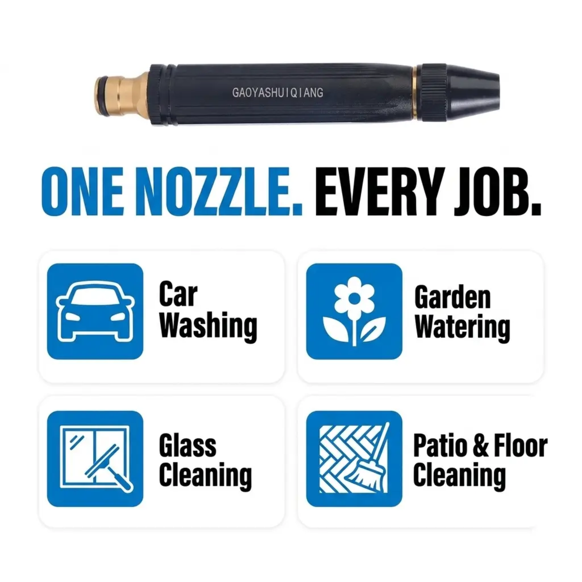 High-Pressure Hose Nozzle Water Gun