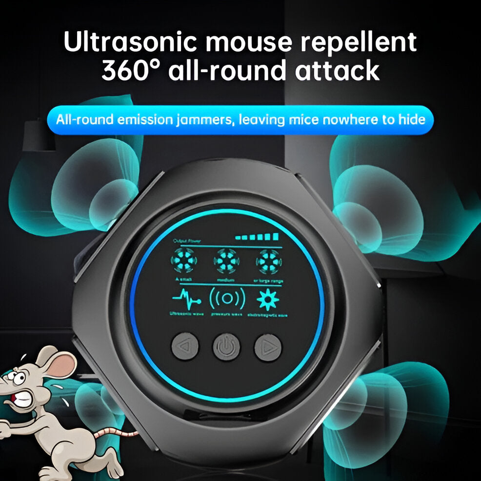 Home Ultrasonic Spider and Pest Repeller - Chemical-Free Defense