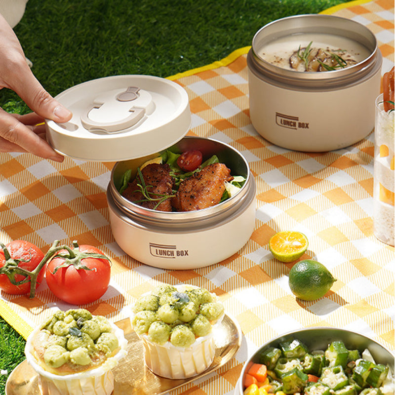 Insulated Stainless Steel Lunch Box with Vacuum Seal
