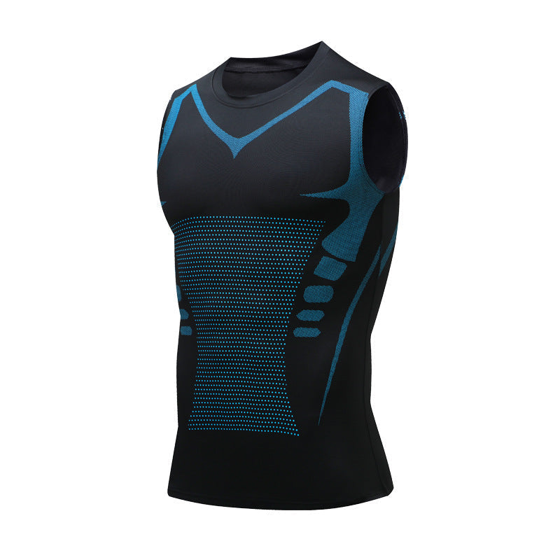 Ionic Compression Tank Top for Body Shaping and Posture Support