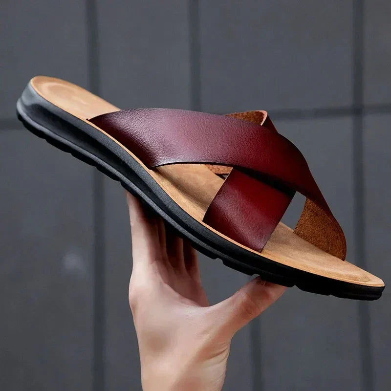 Italian Men's Slide Sandals