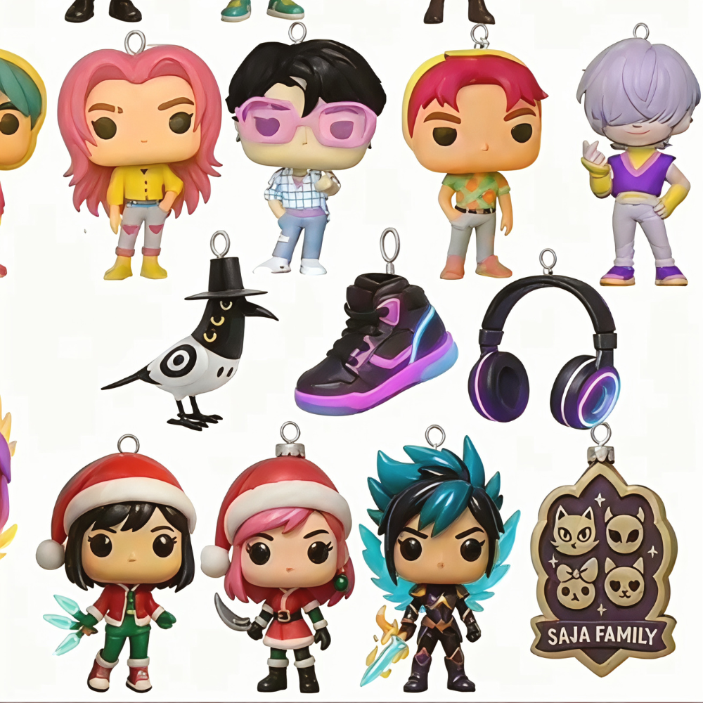 K-Pop Anime Advent Calendar – Countdown Set with Numbered Compartments and 4 cm Mini Figures