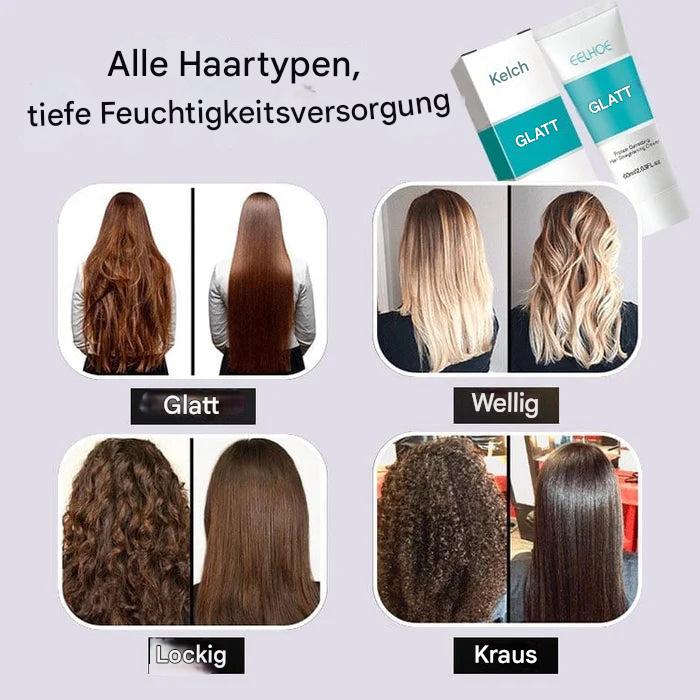 Keratin Straightening Cream - Anti-Frizz Hair Care