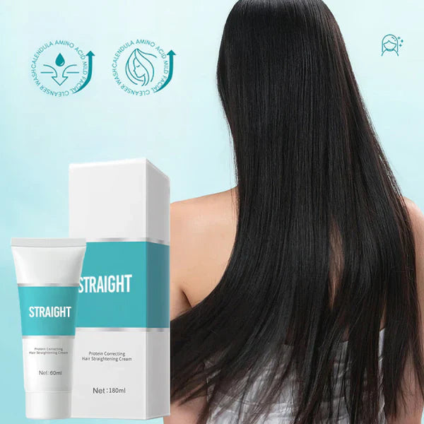 Keratin Straightening Cream - Anti-Frizz Hair Care