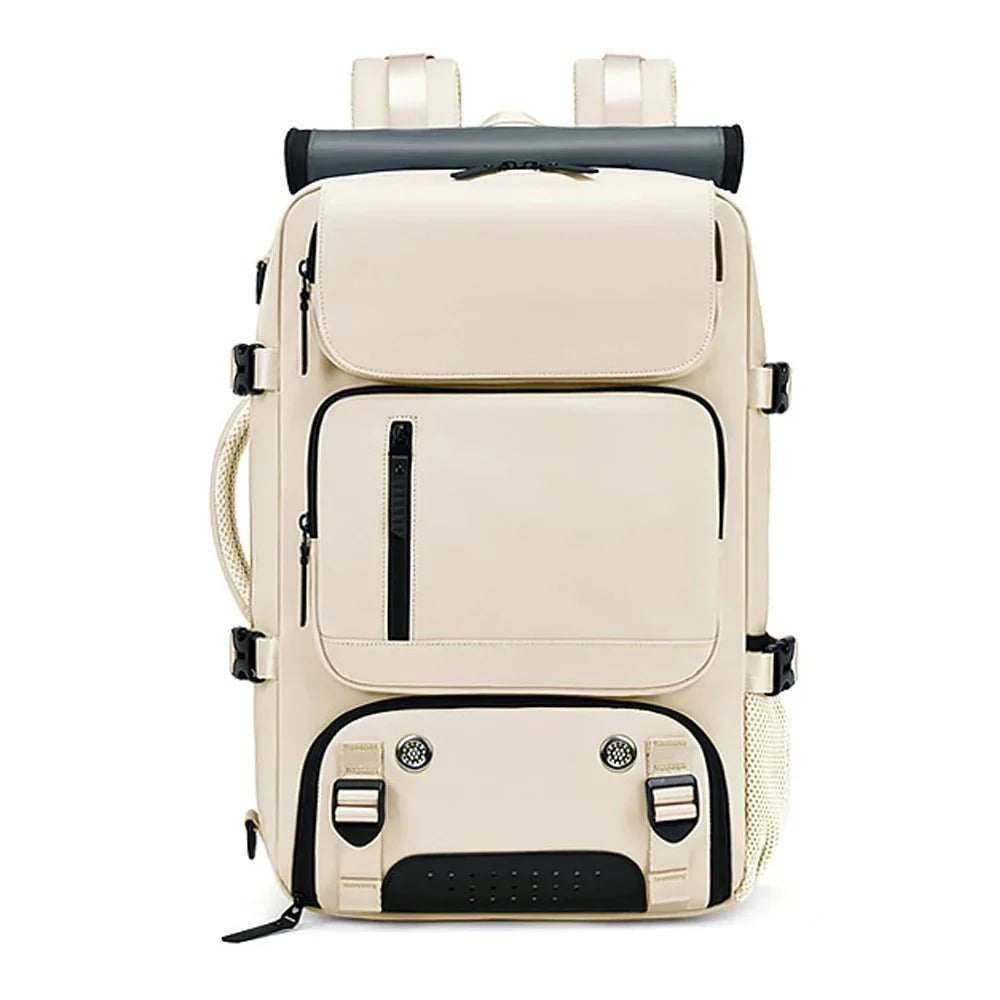 Large Waterproof Travel Backpack with USB Charging Port