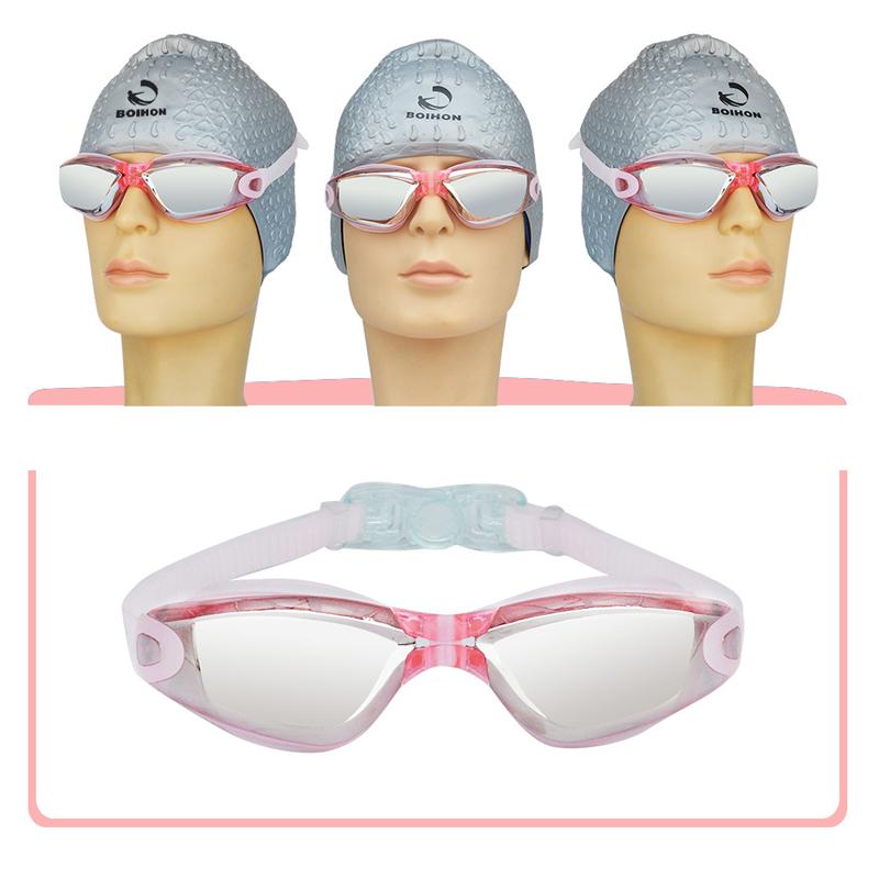 Leak-Proof Anti-Fog UV-Protection Triathlon Swim Goggles