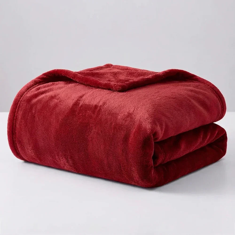 Lightweight Brushed Throw Blanket