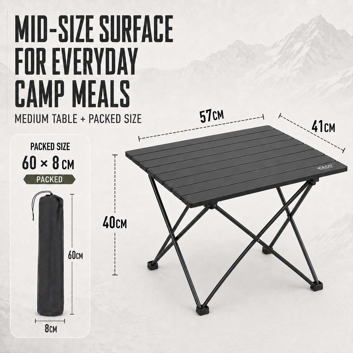 Lightweight Folding Outdoor Camping Table