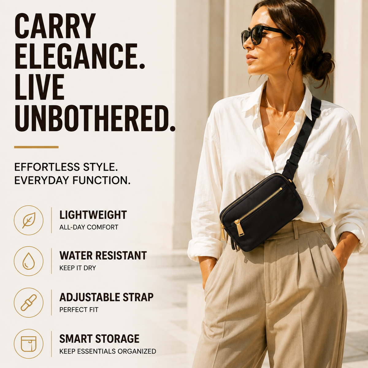 Lightweight Waterproof Waist Pack