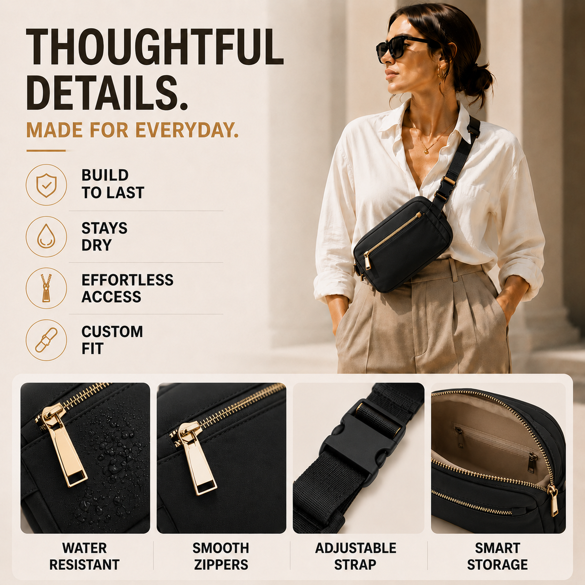 Lightweight Waterproof Waist Pack