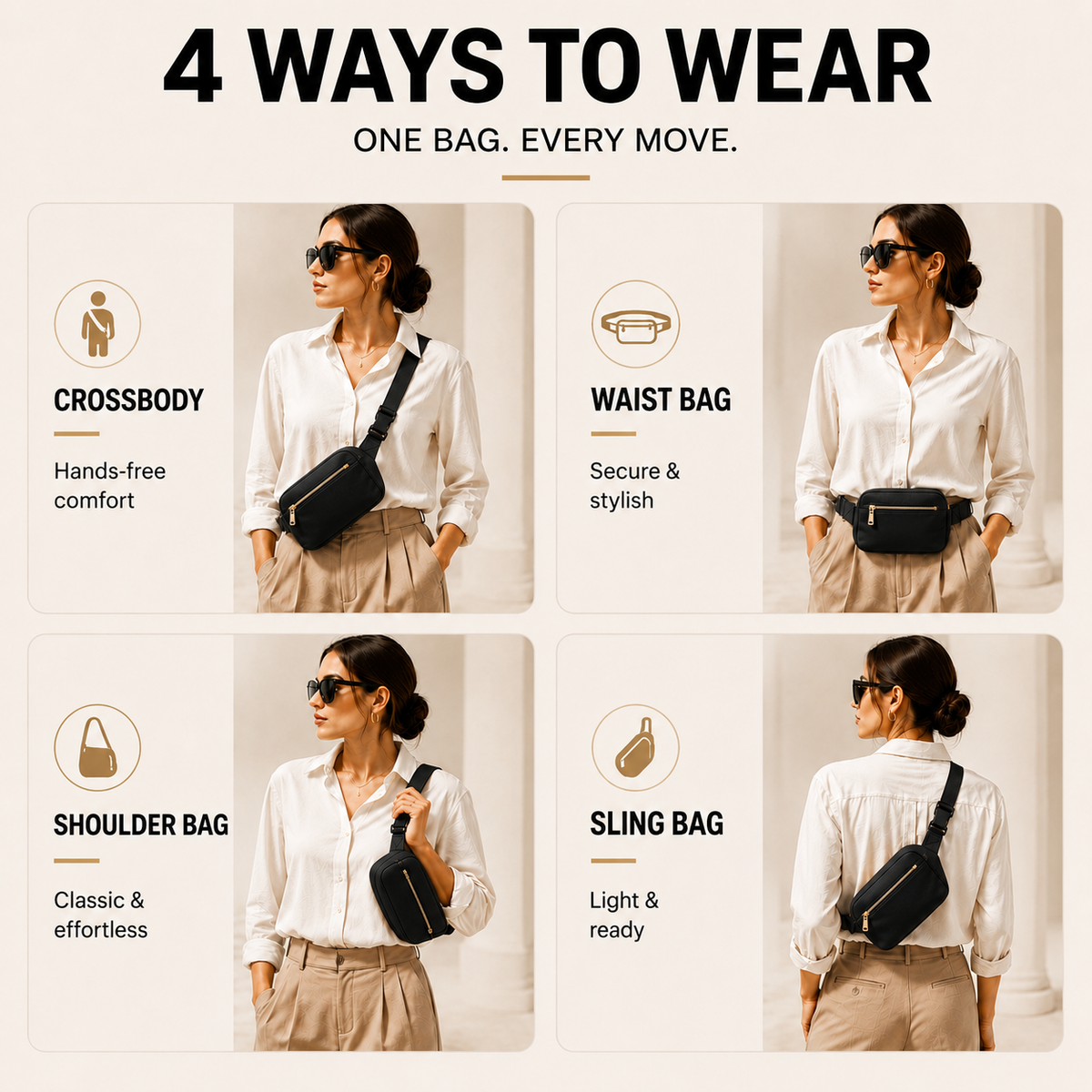Lightweight Waterproof Waist Pack