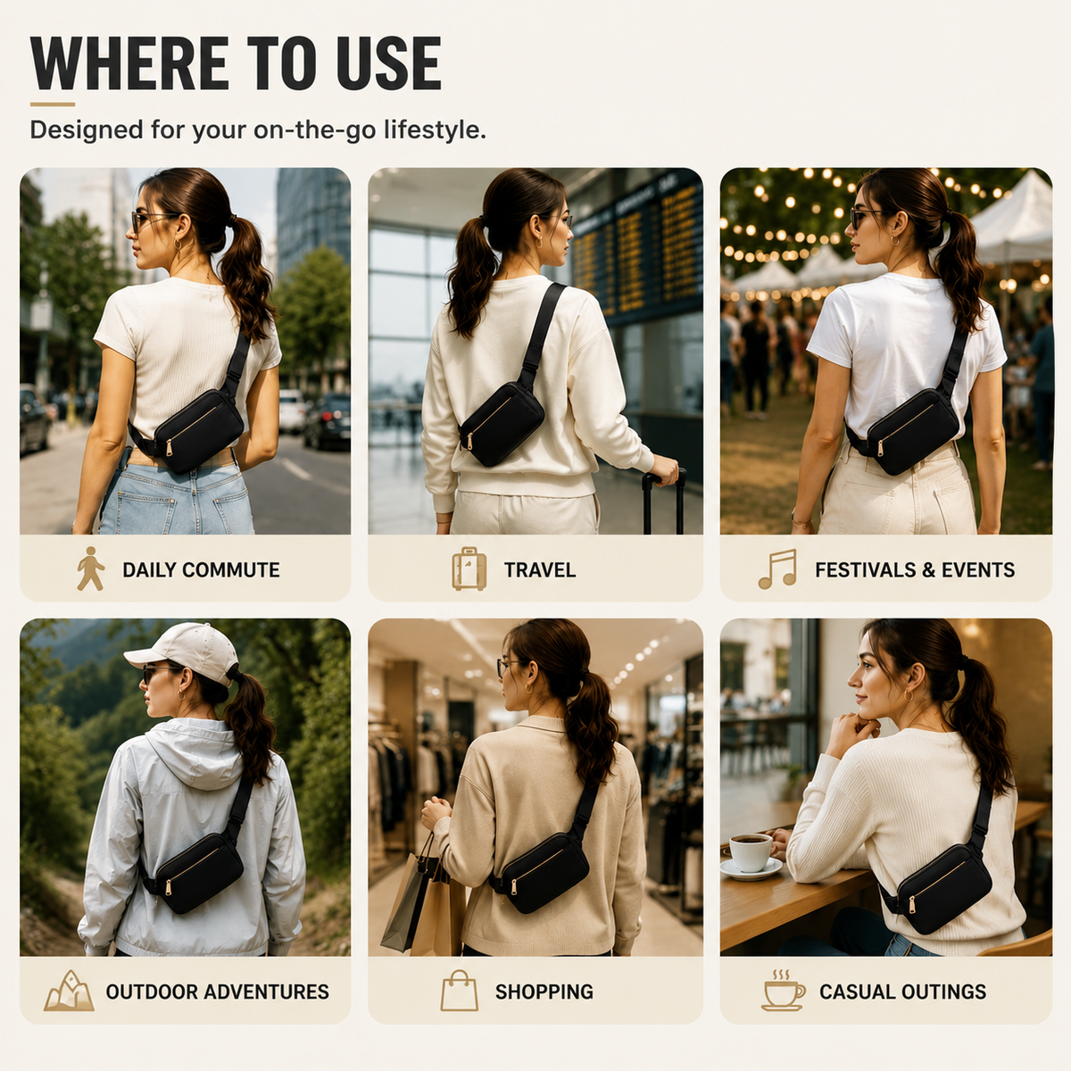 Lightweight Waterproof Waist Pack