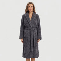 Long Hooded Robe with Belt