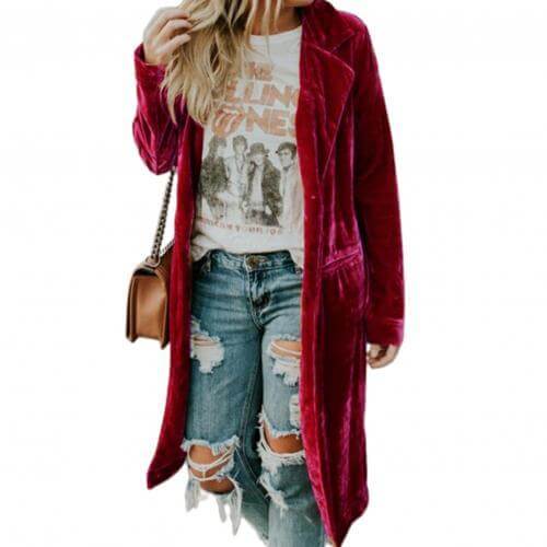 Long Jacket with Pockets