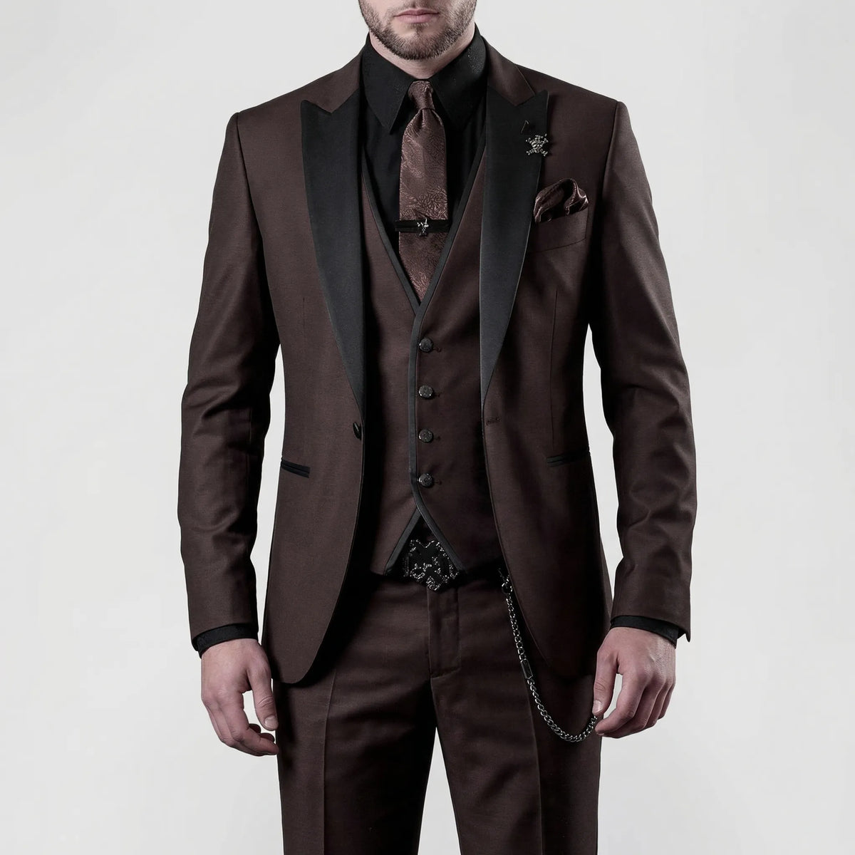 Men's 3-Piece Formal Slim-Fit Suit