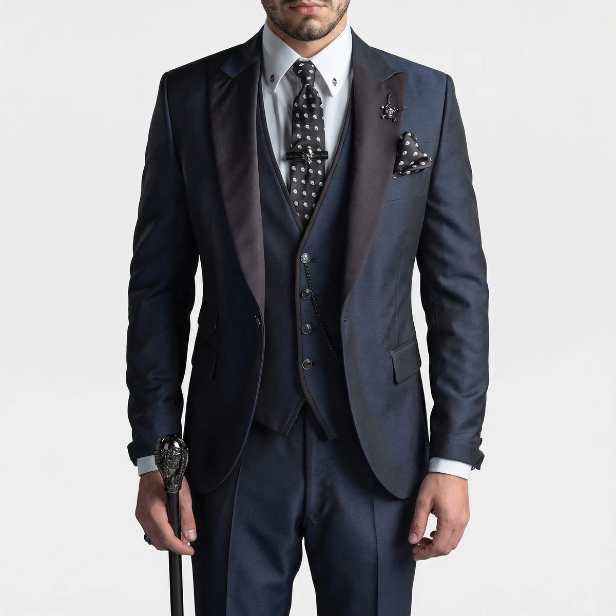 Men's 3-Piece Formal Slim-Fit Suit