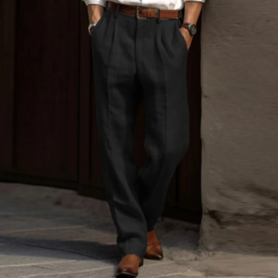 Men's Airy Loose Fit Pants with Summer Comfort