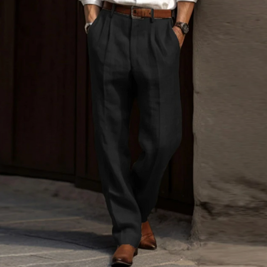 Men's Airy Loose Fit Pants with Summer Comfort