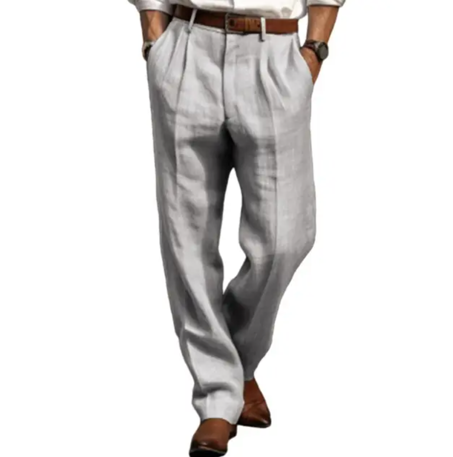 Men's Airy Loose Fit Pants with Summer Comfort