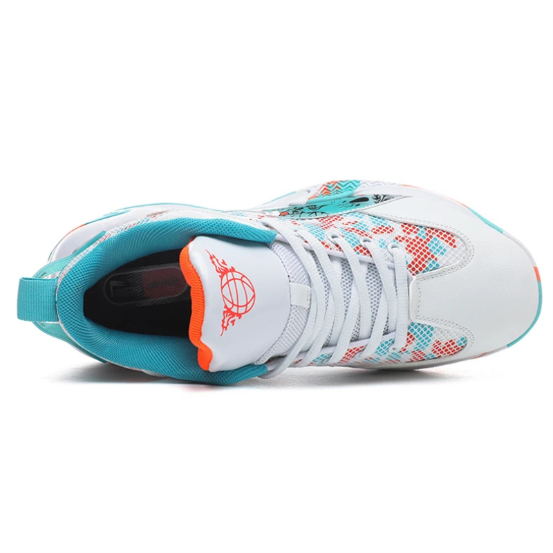 Men's Bold Graphic Court Sneakers for Dynamic Play