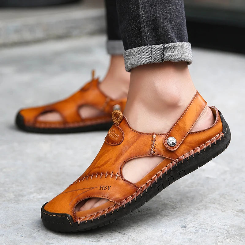 Men's Breathable Slip-On Sandals for Daily Wear