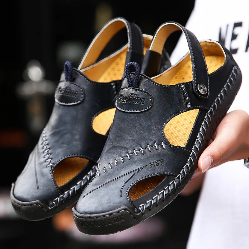 Men's Breathable Slip-On Sandals for Daily Wear