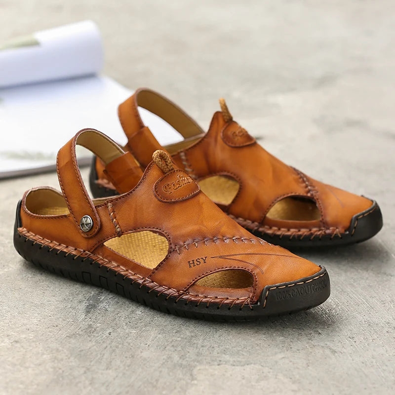 Men's Breathable Slip-On Sandals for Daily Wear