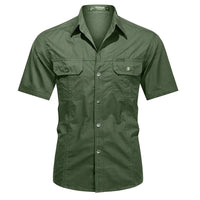Men's Casual Button-Up Shirt