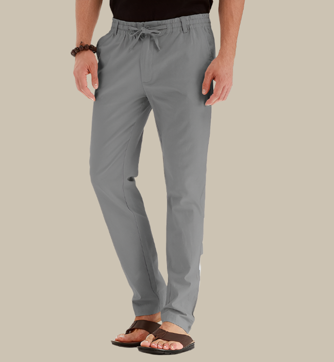 Men's Casual Elastic Waist Summer Pants