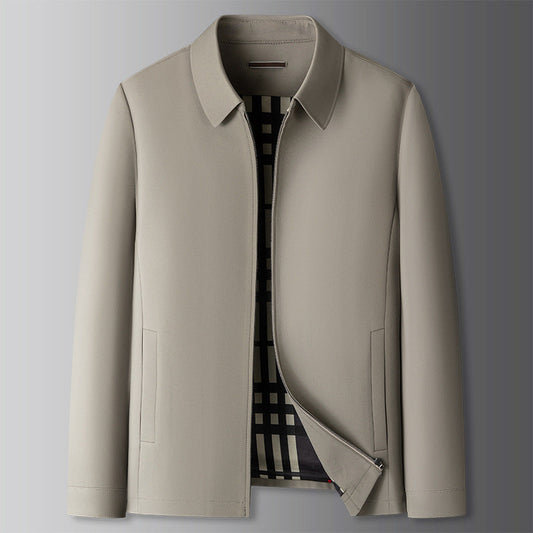 Men's Casual Zip-Up Jacket