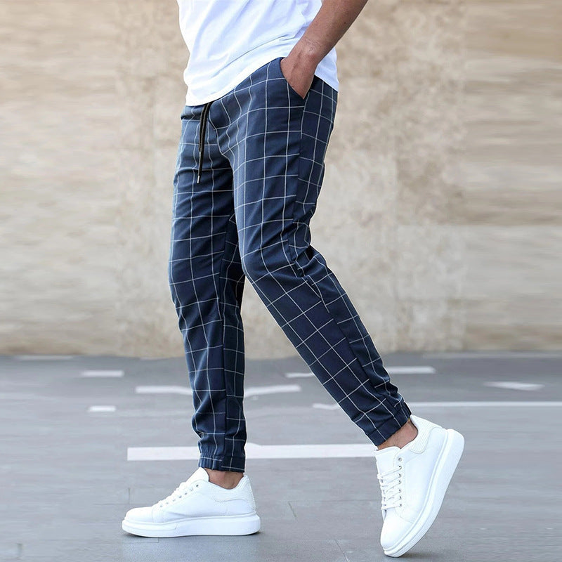 Men's Check Joggers