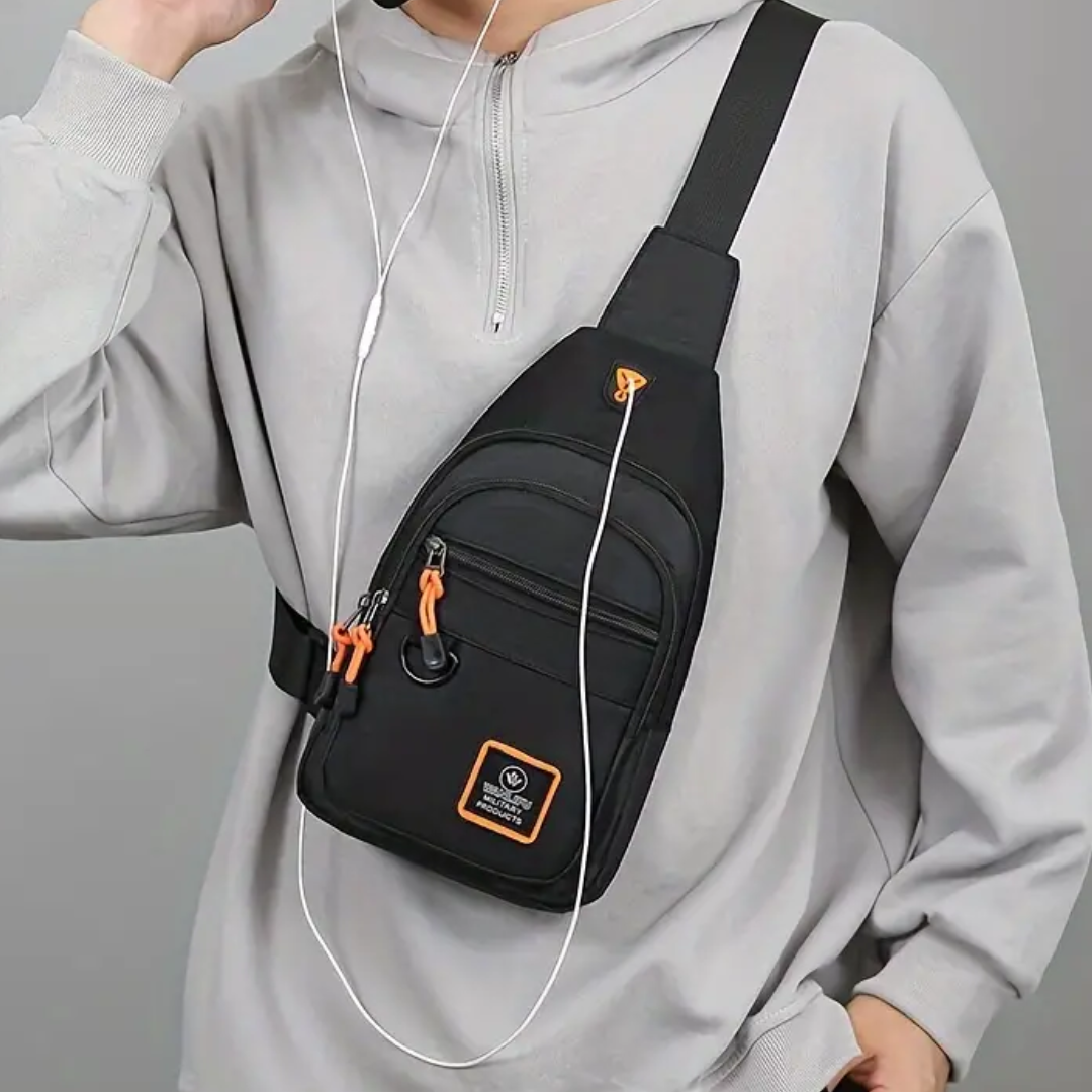 Men's Durable Waterproof Crossbody Shoulder Bag – Travel & Everyday Bag