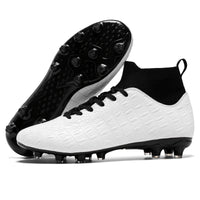Men's Football Boots with Grip & High-Ankle Design