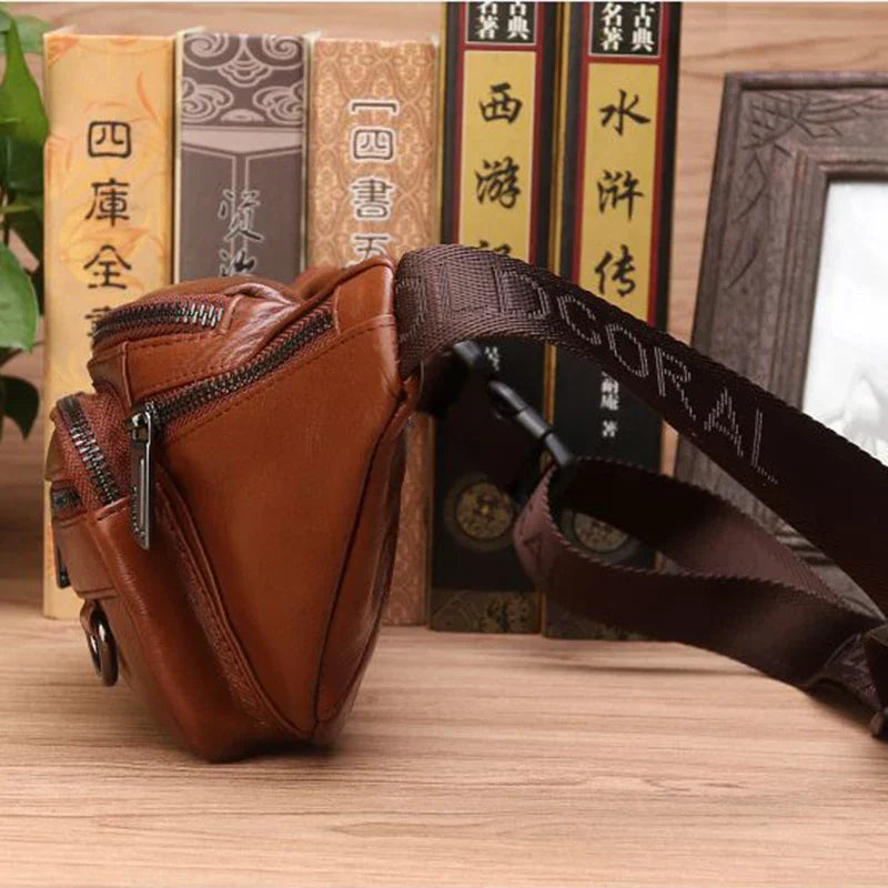 Men's Large Capacity Waist Bag – Fanny Pack, Belt & Crossbody Travel Bag