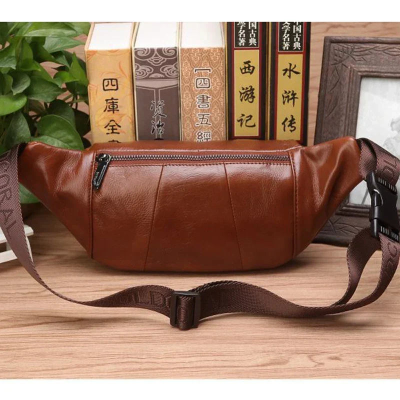 Men's Large Capacity Waist Bag – Fanny Pack, Belt & Crossbody Travel Bag
